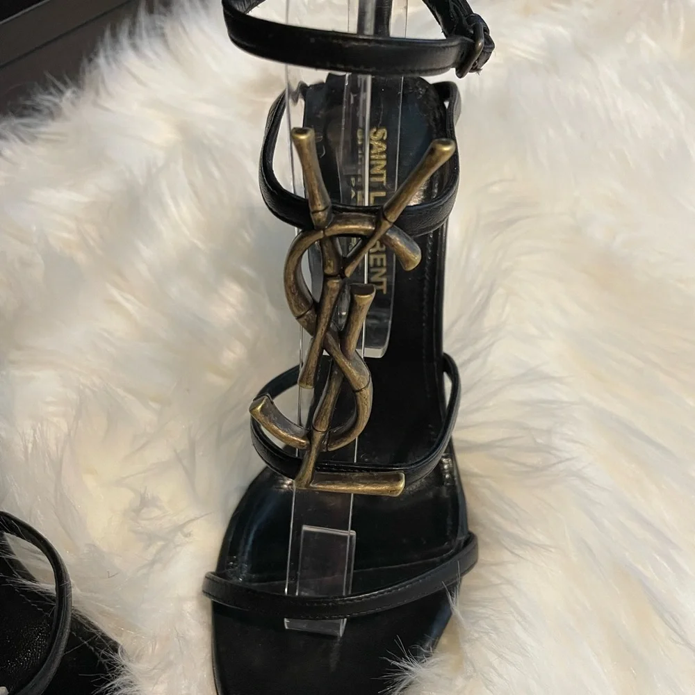 Ysl Cassandra bamboo heel - Picture 1 of 8